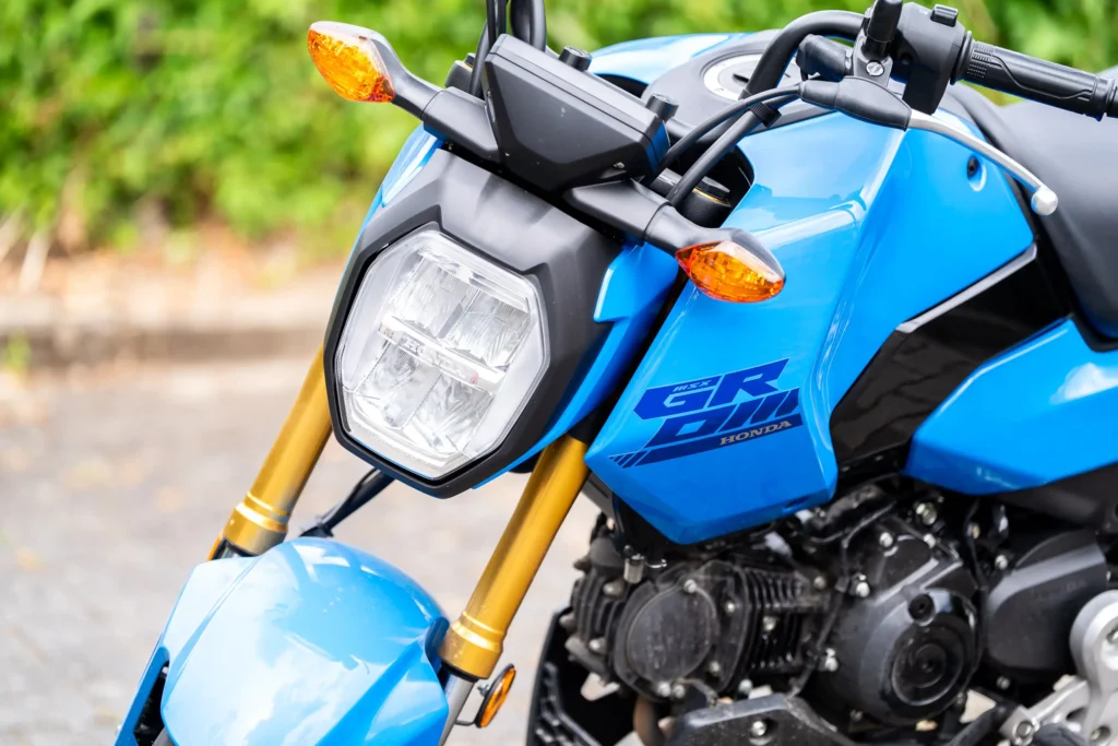 Nahaufnahme Motorrad 125ccm