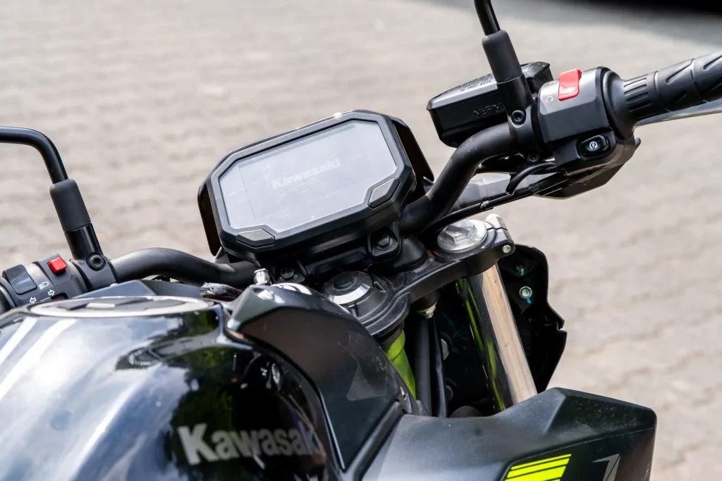 Nachaufnahme Motorrad Kawasaki